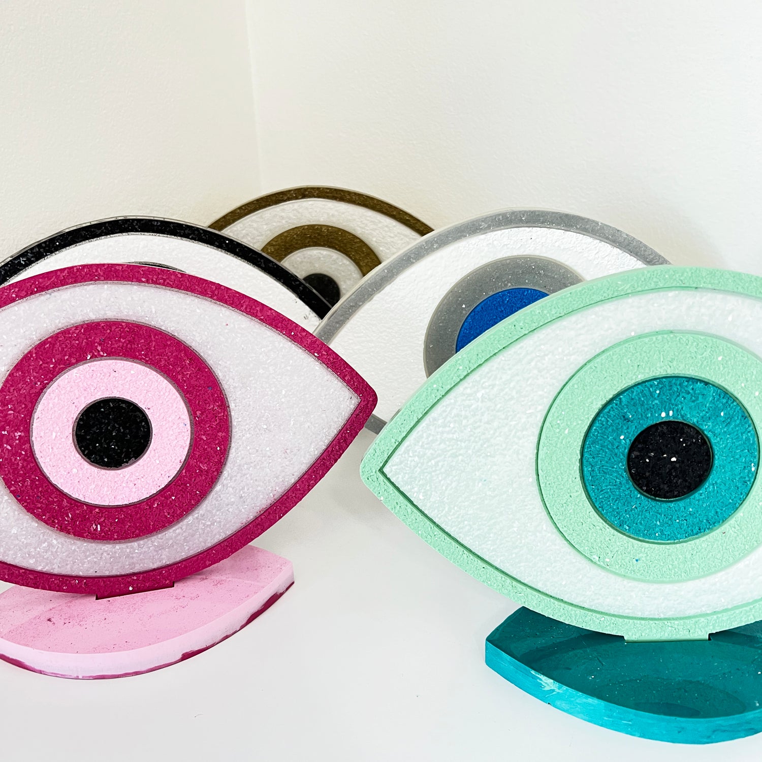 LARGE EVIL EYE WITH STAND