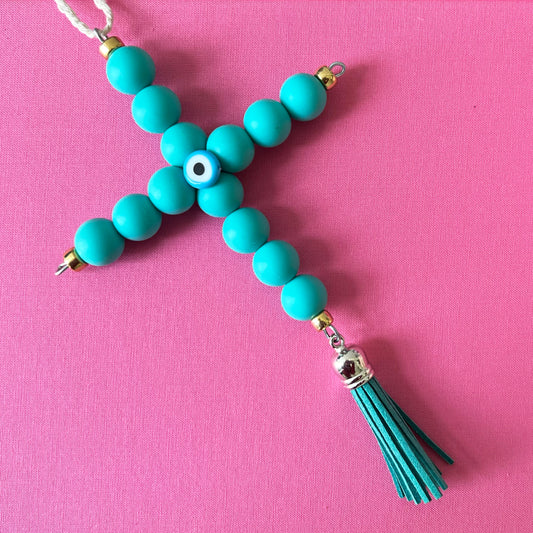 TEAL CROSS - MINI