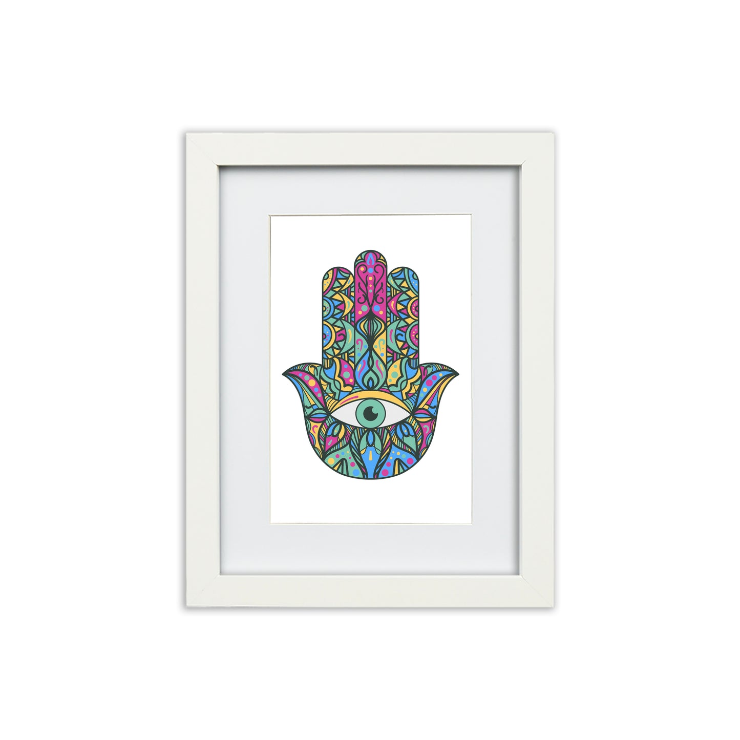 PARADISE HAMSA - FRAMED PRINT