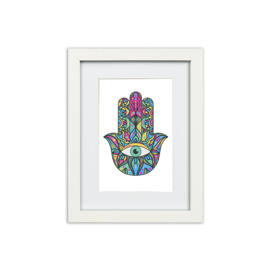 PARADISE HAMSA - FRAMED PRINT