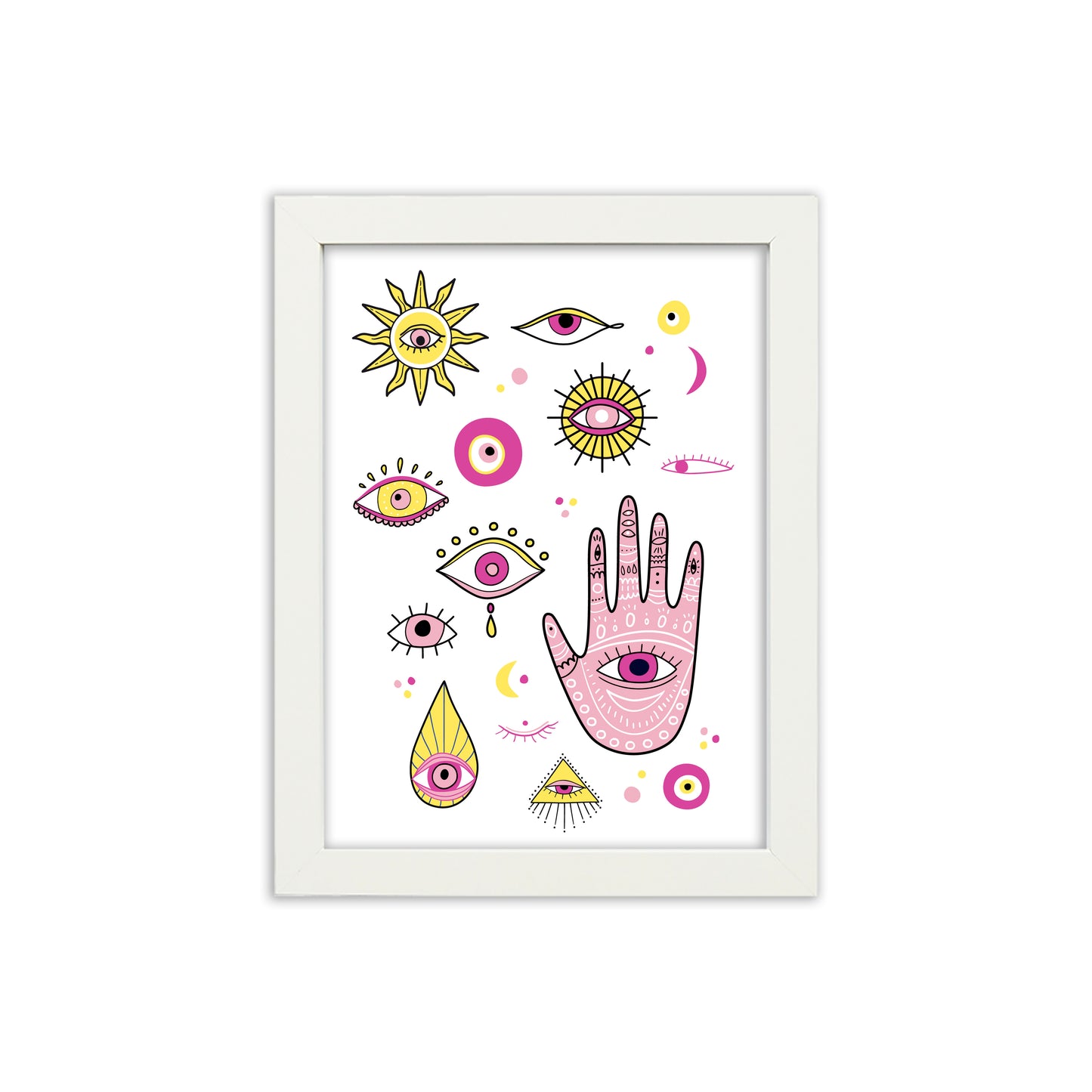 PEACE WITHIN (PINK) - FRAMED PRINT