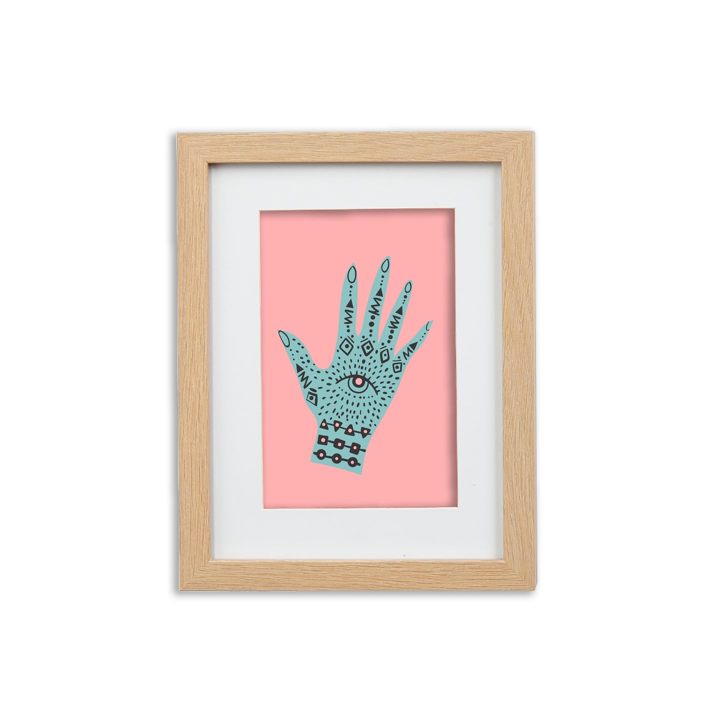 HAMSA QUEEN - FRAMED PRINT